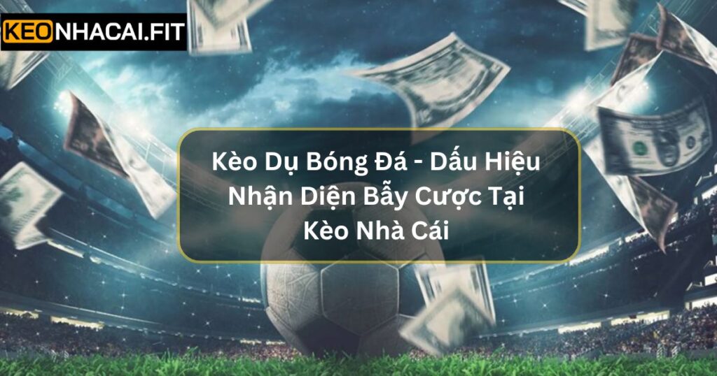 Kèo Dụ Bóng Đá - Dấu Hiệu Nhận Diện Bẫy Cược Tại Kèo Nhà Cái